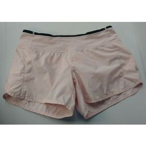 Lululemon Shorts Pink Silver Size 4 EUC